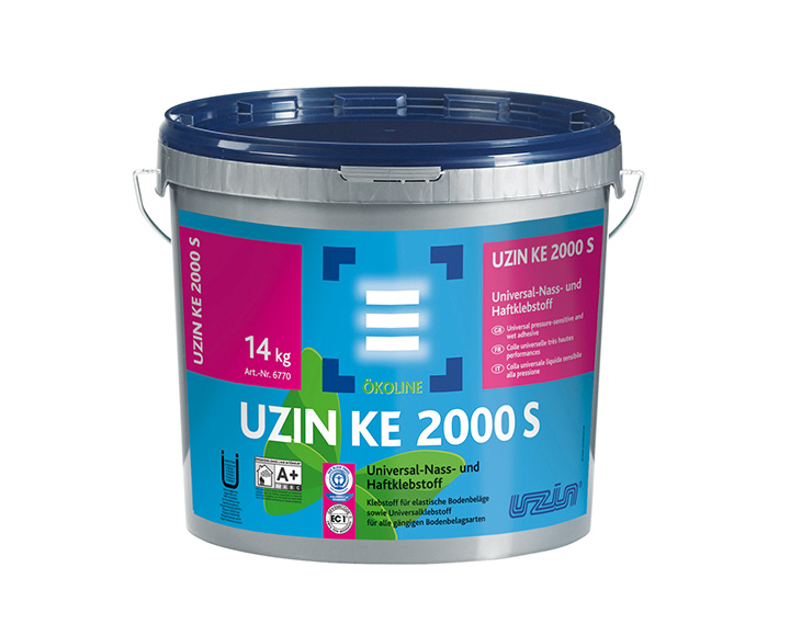 UZIN KE 2000 S Дисперсионный клей для винила, кварц-винила, ковролина, линолеума