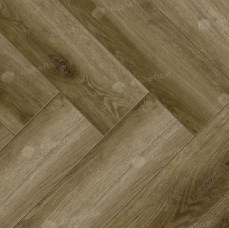 Ламинат Alpine Floor LF102-09 Дуб Марсель  Herringbone 8 Pro NEW Английская елка в Минске купить в Минске