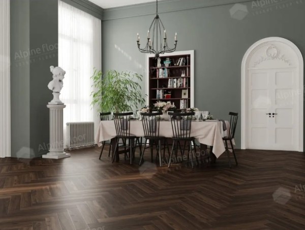 Ламинат Alpine Floor LF105-14  Дуб Абруццо Herringbone 12 Английская елка