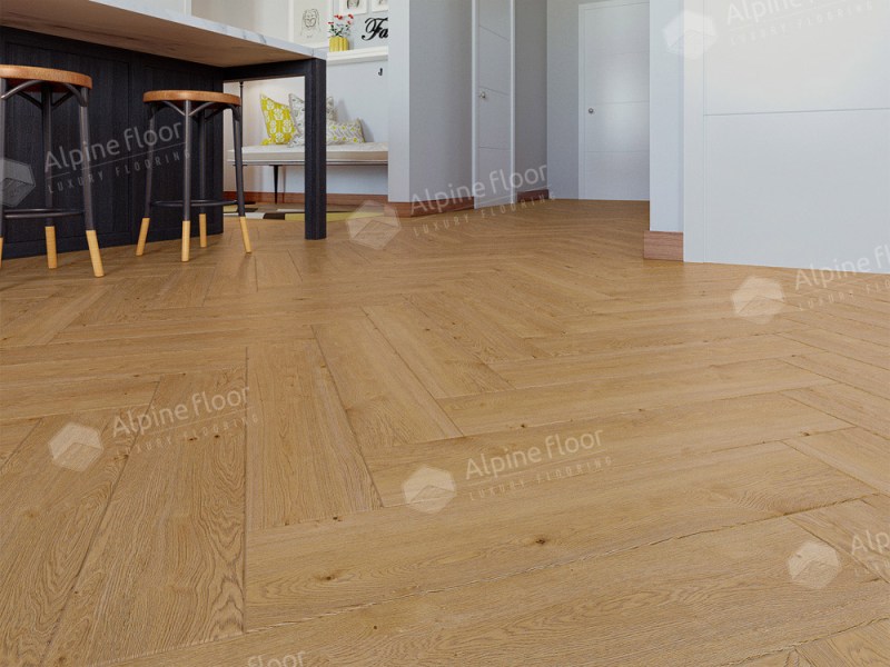 Кварц-винил SPC Alpine Floor ЕСО 13-27 Дуб Хатиса Parquet Light