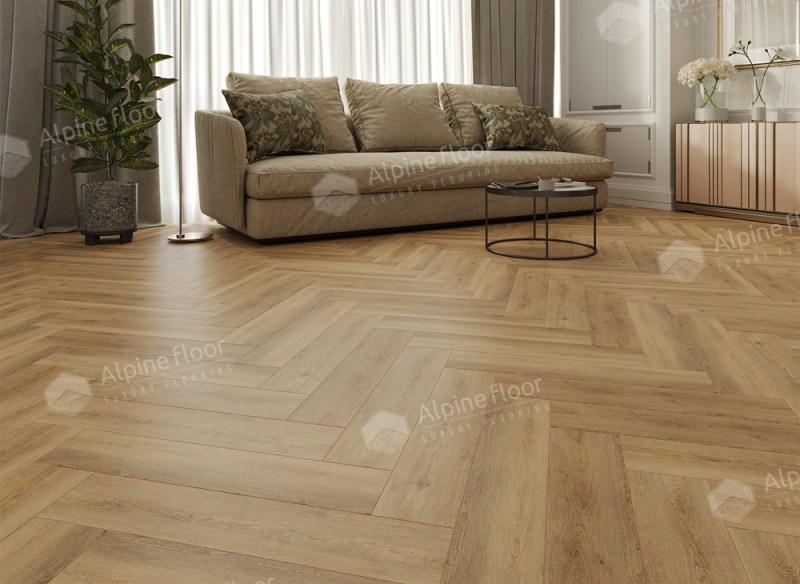 Кварц-винил SPC Alpine Floor ЕСО 13-30 Дуб Буна Parquet Light