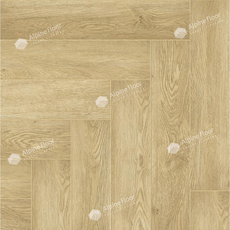 Кварц-винил SPC Alpine Floor ЕСО 13-3 Дуб Ваниль Селект Parquet Light
