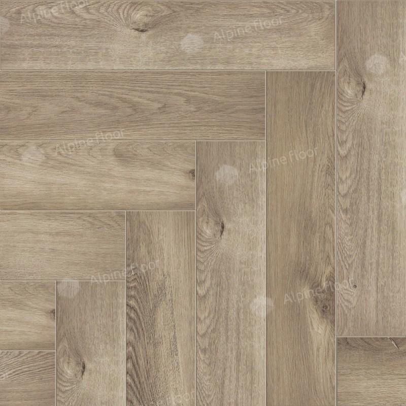 Кварц-винил LVT Alpine Floor ЕСО 16-5 Дуб Натуральный Отбеленный Parquet LVT