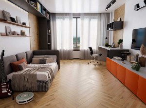 Кварц-винил SPC Floor Natisston Unique Дуб Тотак 5004-04 Английская елка
