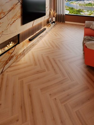 Кварц-винил SPC Floor Natisston Unique Дуб Солис 5004-07 Английская елка