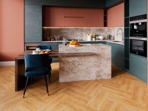 Кварц-винил SPC Floor Natisston Unique Дуб Варм 5004-10 Английская елка
