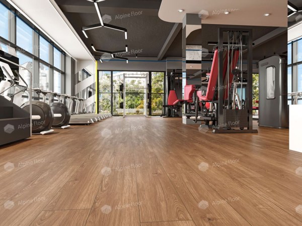 Кварц-винил SPC Alpine Floor ЕСО 6-12 Секвойя Тёмная Sequoia