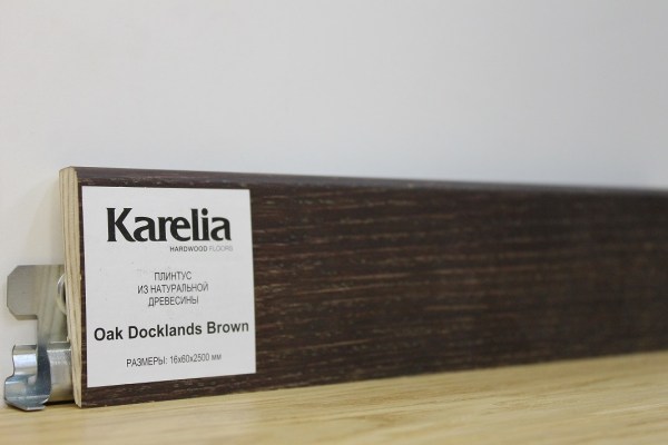 Плинтус Karelia - Дуб Docklands Brown K6008D020095 купить