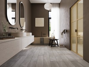 Ламинат Eversense (Еверсенс) - Мрамор светлый EL1000 Large в интерьере