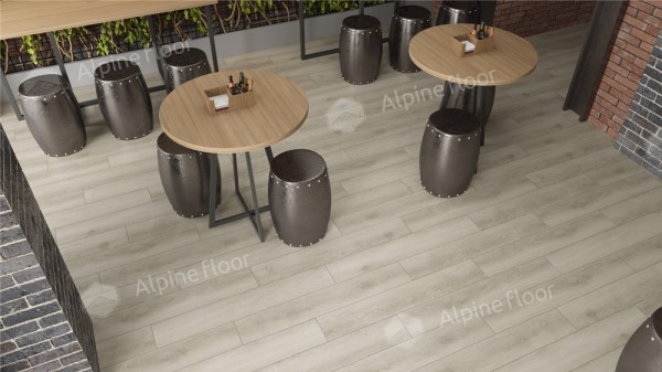 Ламинат Alpine Floor LF100-08 Дуб Неаполь Aura в Минске в интерьере