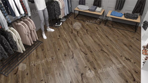 Ламинат Alpine Floor LF101-11 Дуб Турин Intensity в Минске в интерьере
