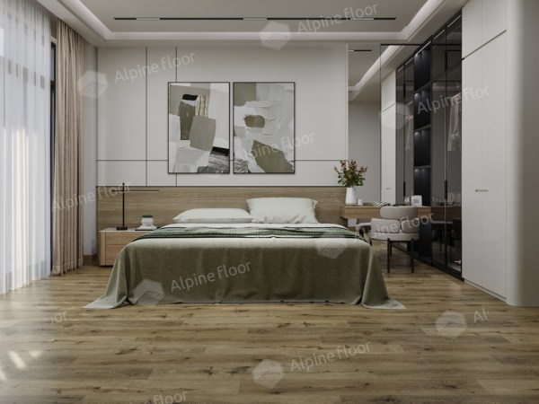Ламинат Alpine Floor LF101-22 Дуб Эмполи Intensity в Минске в интерьере