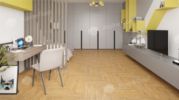 Ламинат Alpine Floor LF102-04 Дуб Тулуза  Herringbone 8 Pro NEW Английская елка в Минске
