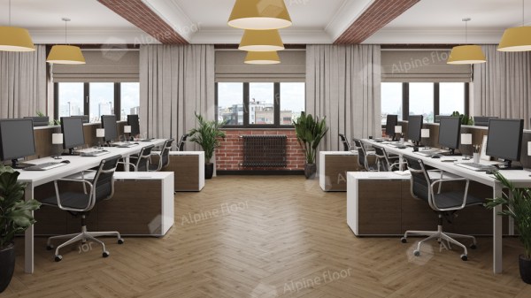 Ламинат Alpine Floor LF102-07 Дуб Прованс  Herringbone 8 Pro NEW Английская елка в Минске