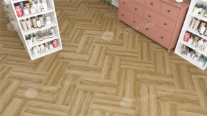 Ламинат Alpine Floor LF106-02 Дуб Эльзас  Herringbone 12 Pro NEW Английская елка в Минске в интерьере