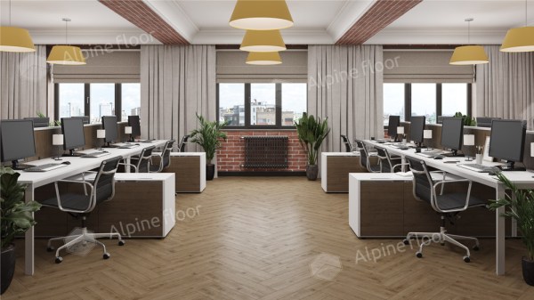Ламинат Alpine Floor LF106-07 Дуб Прованс  Herringbone 12 Pro NEW Английская елка в Минске