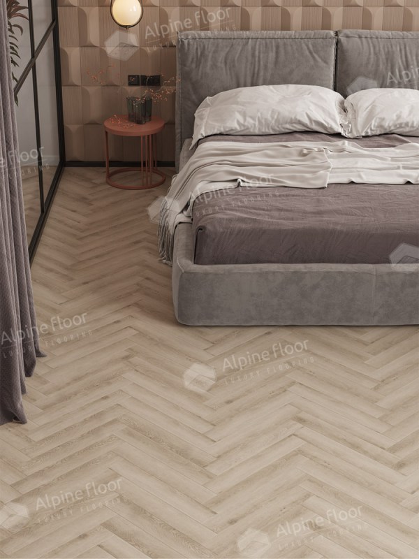 Ламинат Alpine Floor LF106-08 Дуб Орлеан  Herringbone 12 Pro NEW Английская елка в Минске