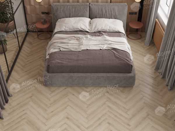 Ламинат Alpine Floor LF106-08 Дуб Орлеан  Herringbone 12 Pro NEW Английская елка в Минске купить в Минске