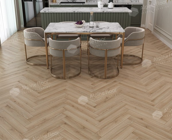 Ламинат Alpine Floor LF106-12  Дуб Артуа Herringbone 12 Pro NEW Английская елка в Минске