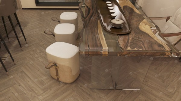 Ламинат Alpine Floor LF107-09 Дуб Калабрия Herringbone 10 Английская елка в Минске в интерьере
