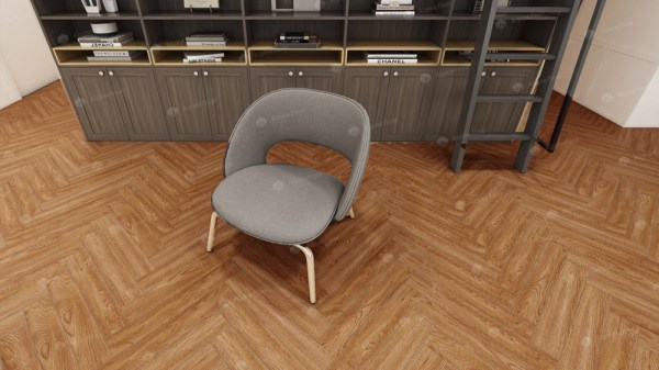 Ламинат Alpine Floor LF107-10 Дуб Венето Herringbone 10 Английская елка в Минске в интерьере