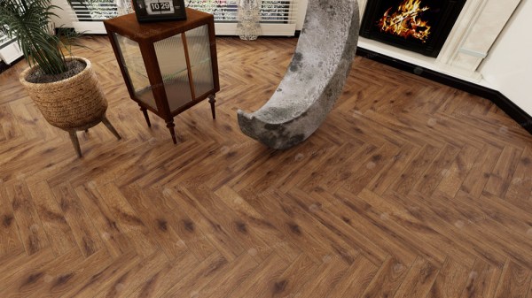 Ламинат Alpine Floor LF107-11 Дуб Умбрия Herringbone 10 Английская елка в Минске в интерьере