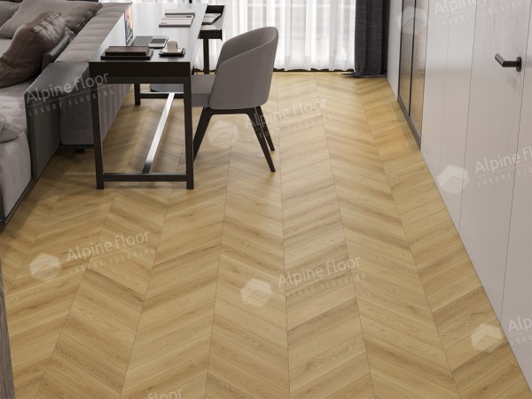 Ламинат Alpine Floor LF109-03 Дуб Пиренеи Chevron Art Французская елка в Минске купить в Минске