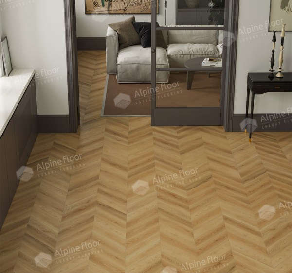 Ламинат Alpine Floor LF109-05 Дуб Олимп Chevron Art Французская елка в Минске купить в Минске