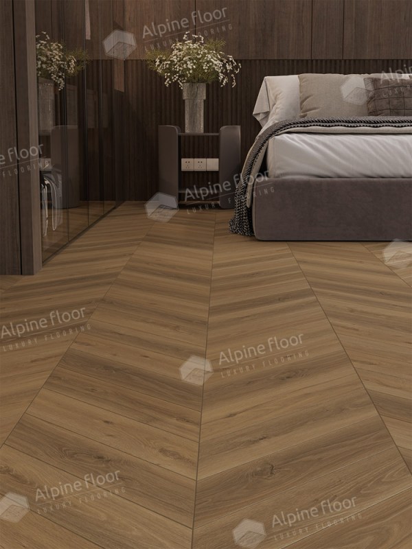 Ламинат Alpine Floor LF109-07 Дуб Тибет Chevron Art Французская елка в Минске