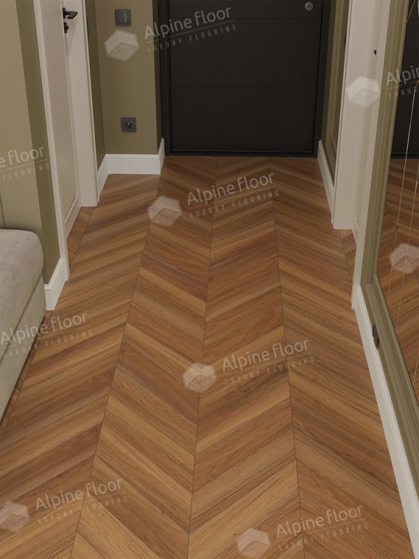 Ламинат Alpine Floor LF109-08 Дуб Этна Chevron Art Французская елка в Минске