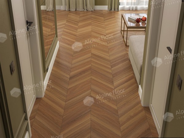 Ламинат Alpine Floor LF109-08 Дуб Этна Chevron Art Французская елка в Минске купить в Минске