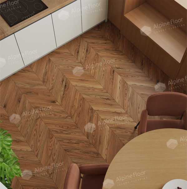 Ламинат Alpine Floor LF109-11 Орех Монблан Chevron Art Французская елка в Минске