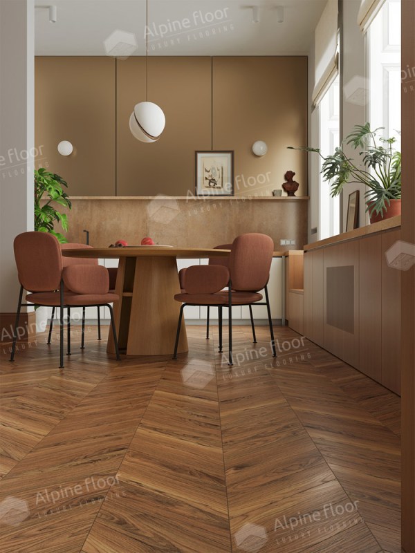 Ламинат Alpine Floor LF109-11 Орех Монблан Chevron Art Французская елка в Минске купить в Минске