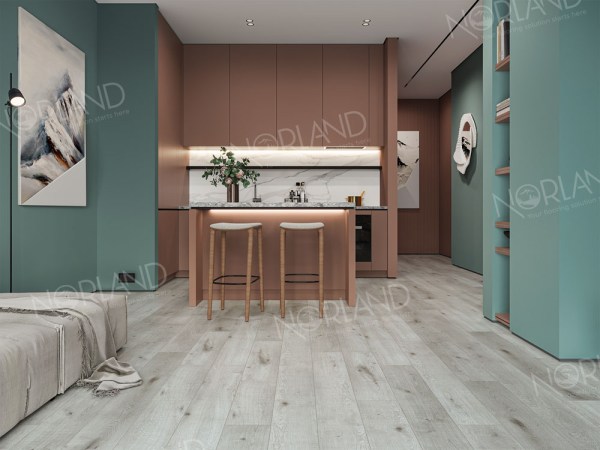 Ламинат Nordland - LF301-16 Дуб Ислай Elegant в интерьере