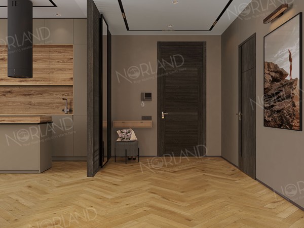 Ламинат Norland - LF306-09 Дуб Хайнан Herringbone Elegant 10 (Английская елка) в Минске