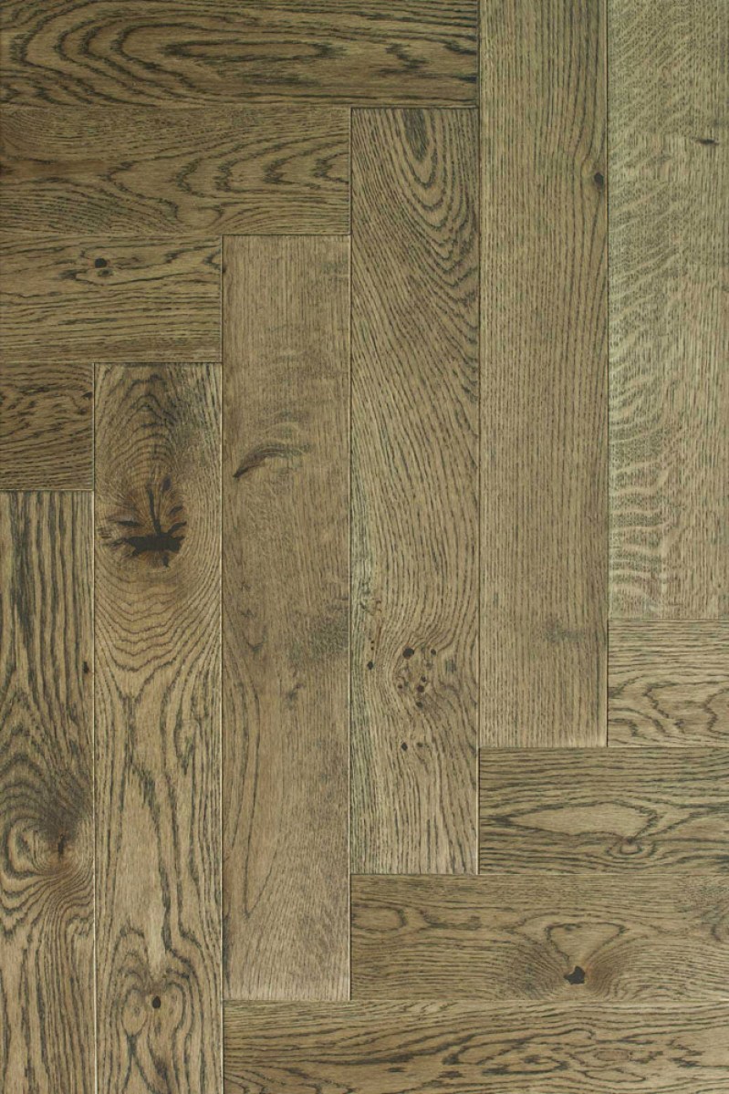 Паркетная доска Тарвуд (Tarwood) - Дуб Темный, Натур 14х140х600мм, Английская елка