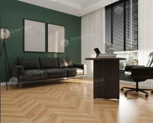 Кварц-винил SPC Alpine Floor ECO 18-19 Дуб Самерсет Chevron