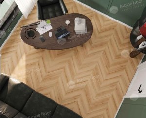 Кварц-винил SPC Alpine Floor ECO 18-19 Дуб Самерсет Chevron