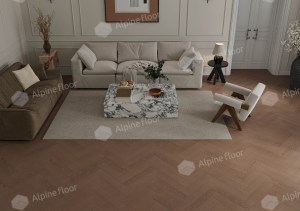Кварц-паркет Alpine Floor (Приоритет Паркет) - ECO 30-4 Дуб Престижный в интерьере