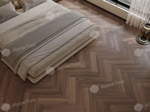 Кварц-паркет Alpine Floor (Приоритет Паркет) - ECO 30-9 Орех Натуральный в интерьере
