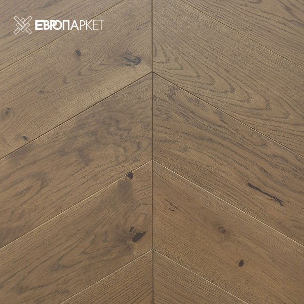 Паркетная доска Тарвуд (Tarwood) - Дуб Вежа, Рустик 14х140х500мм, Французская елка