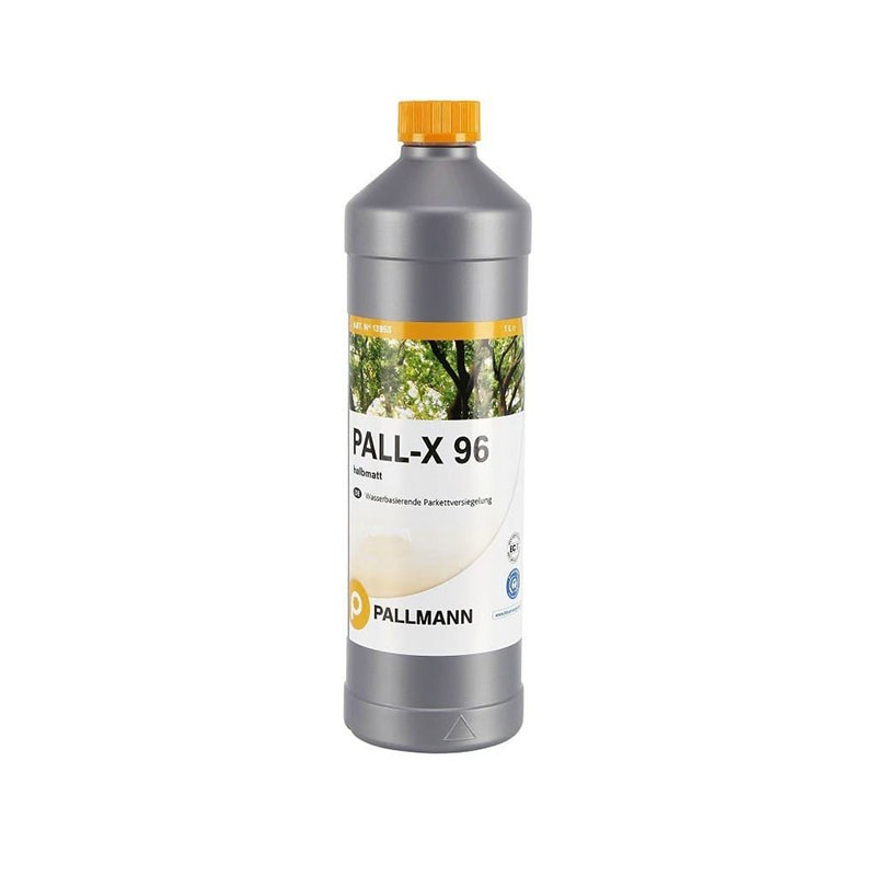 Pallmann Pall-X 96 - Водный однокомпонентный полуматовый лак для паркета - 1л