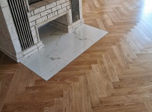 Паркетная доска Смолевичи Дуб Стандарт Английская елка