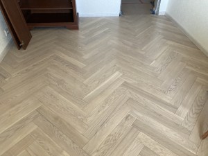 Паркетная доска Смолевичи Дуб Ванильный Стандарт Английская елка