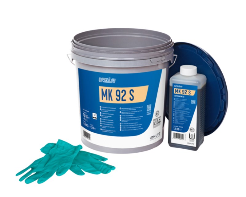 UZIN MK 92S полиуретановый двухкомпонентный клей для паркета (A+B) - 6кг